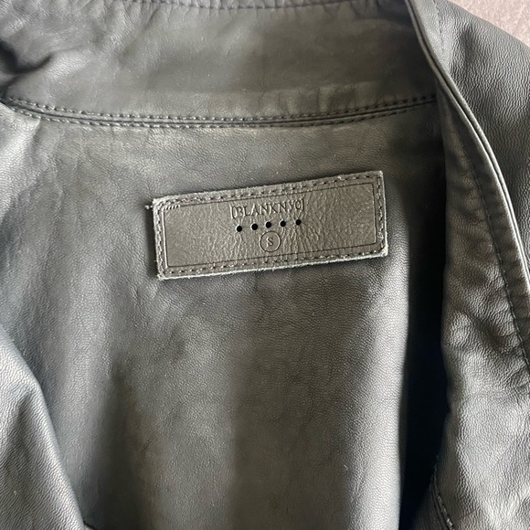 Blank NYC black faux leather jacket size small - Picture 2 of 5